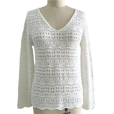 Fashion Cropped Sweater Wanita