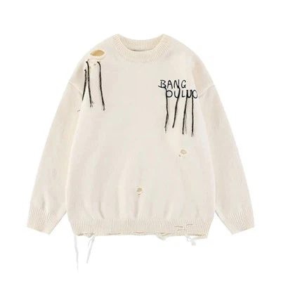 Sweater Pria Tertekan Ukuran Besar