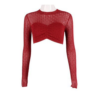 Pullover Wanita Lengan Panjang Desain Seksi